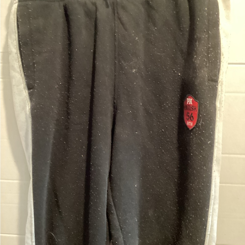 Men’s parish nation red and black sweat pants size X large